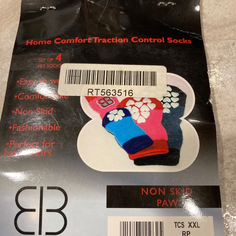 EB Traction Control Socks Pink Size XXL New